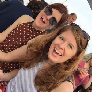 Love 21 brown polka dot dress